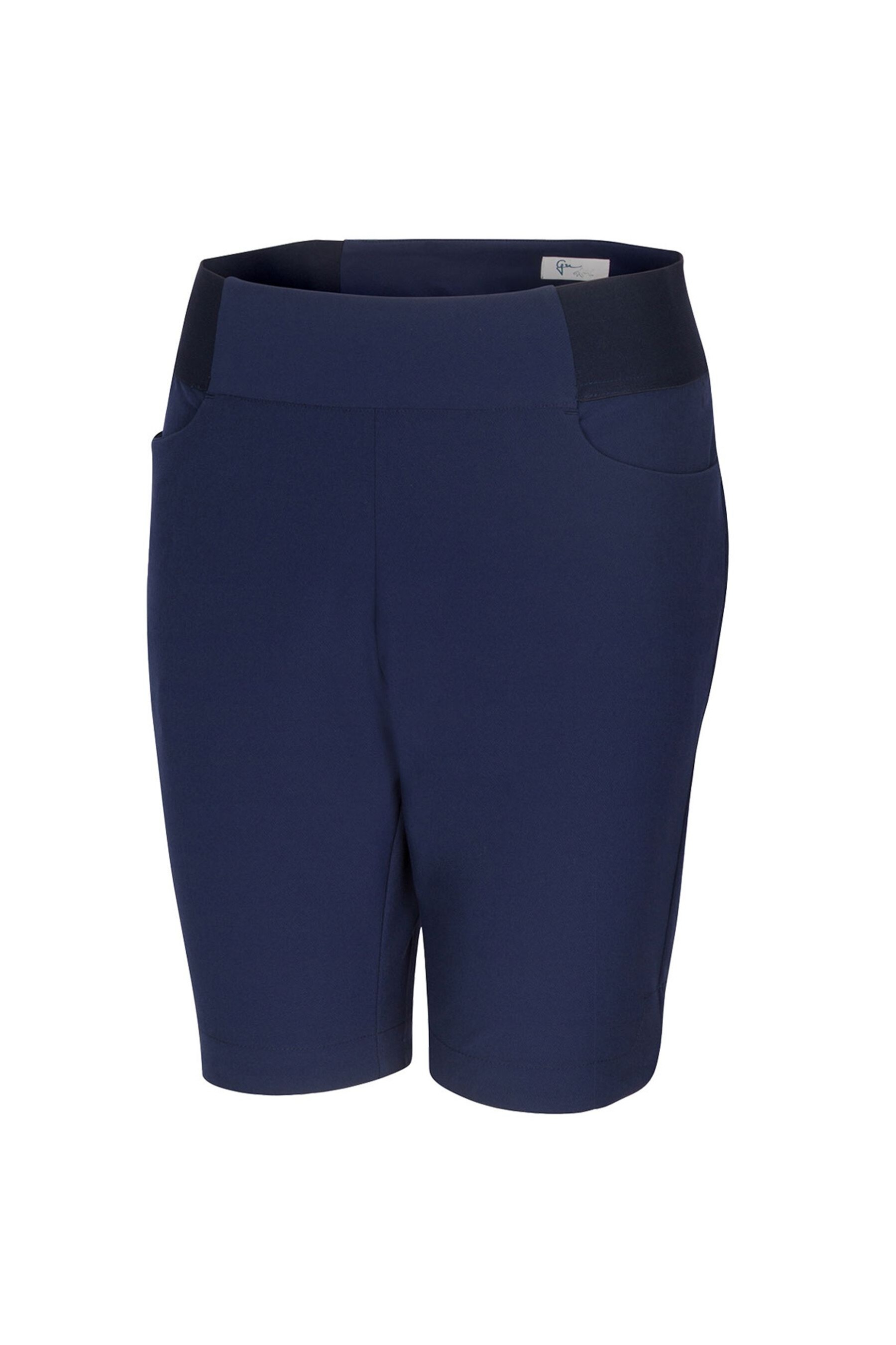 Buy Greg Norman Navy Blue Pull On Essential Stretch Ladies Shorts
