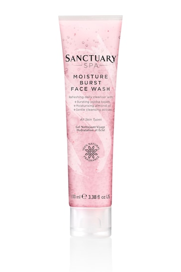 Sanctuary Spa Moisture Burst Facial Wash, 100 ml