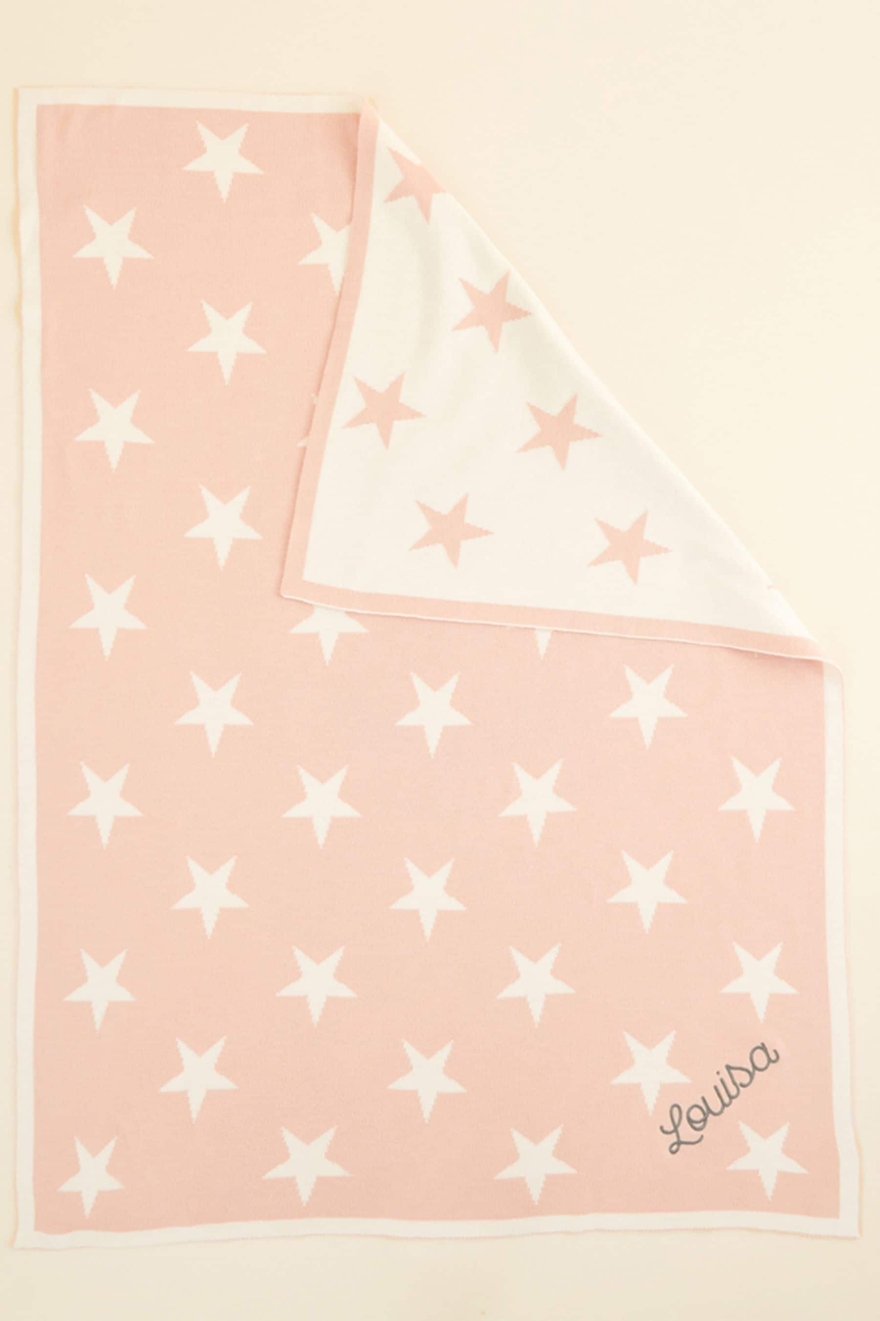 Pink shop star blanket