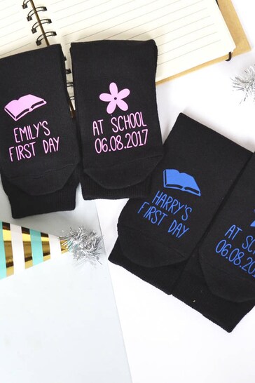 Personalised First Day of School Socks by Solesmith