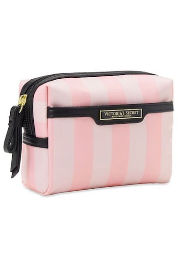Victoria's Secret Pink Iconic Stripe Gloss & Go Mini Makeup Bag