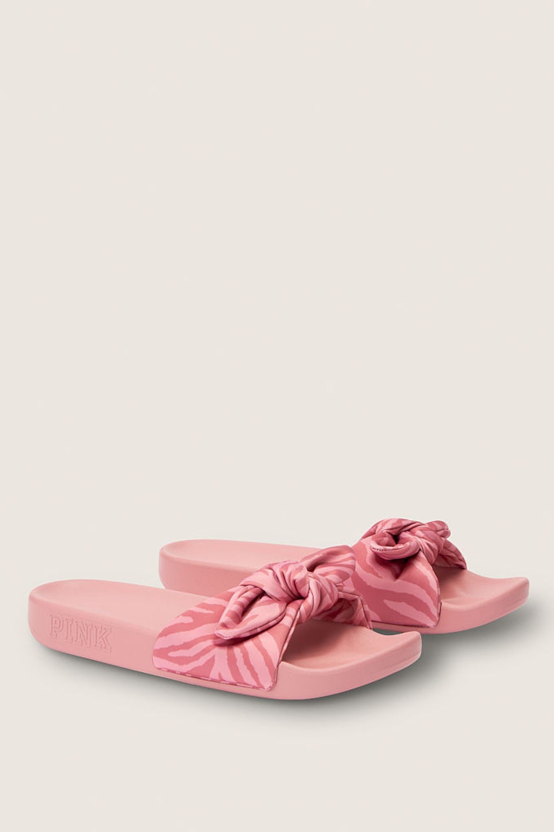 Buy Victoria s Secret Pink Bow Slides from the Next UK online shop