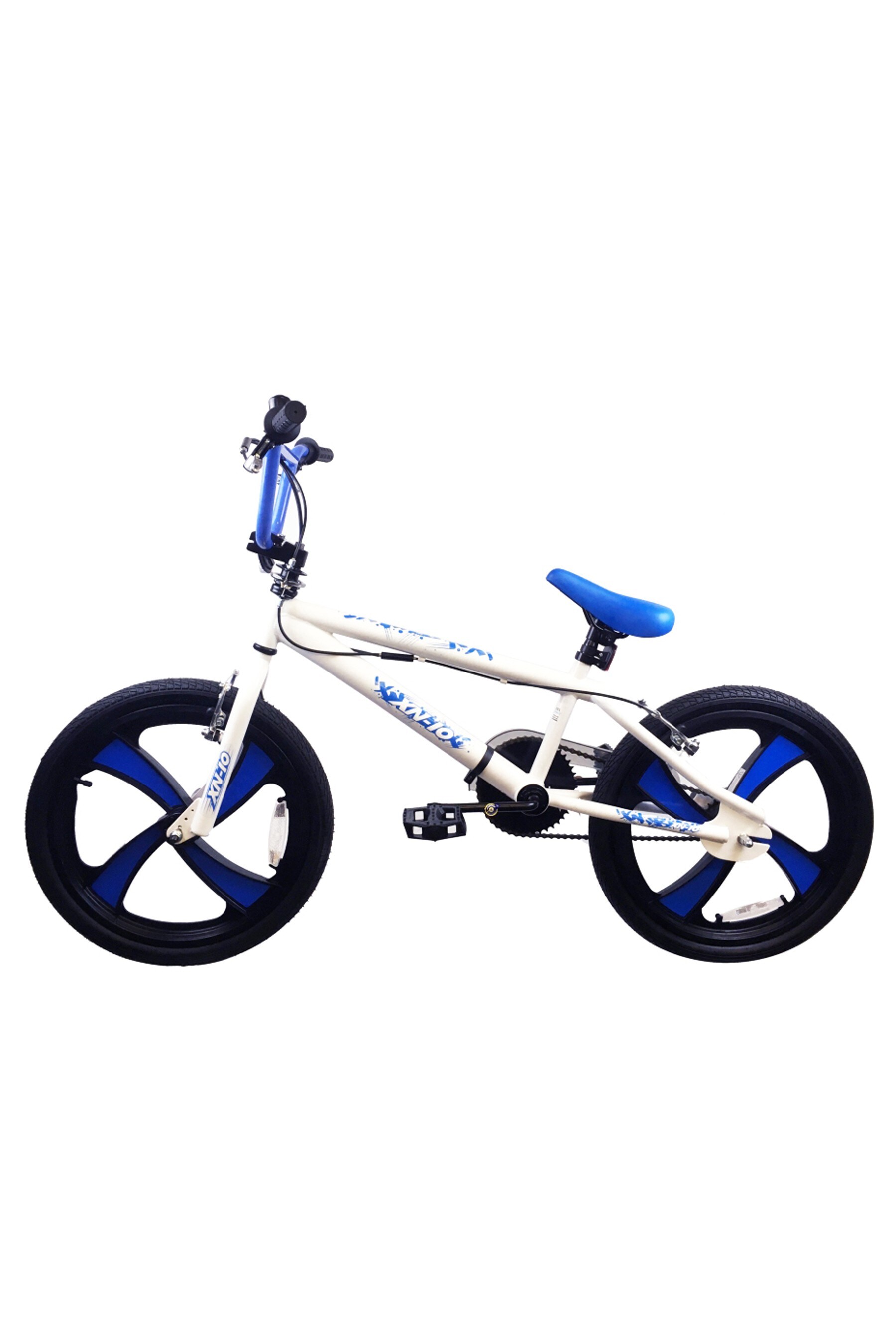 Buy E Bikes Direct White XN 10 BMX Bike Boys Freestyle 20 Mag