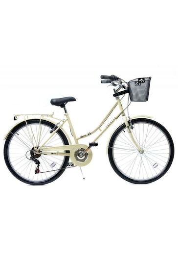 E-Bikes Direct White Aurai Trekker Ladies Heritage Bike 26 6 Speed