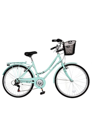 E Bikes Blue Aurai Trekker Ladies Heritage Bike 26 6 Speed