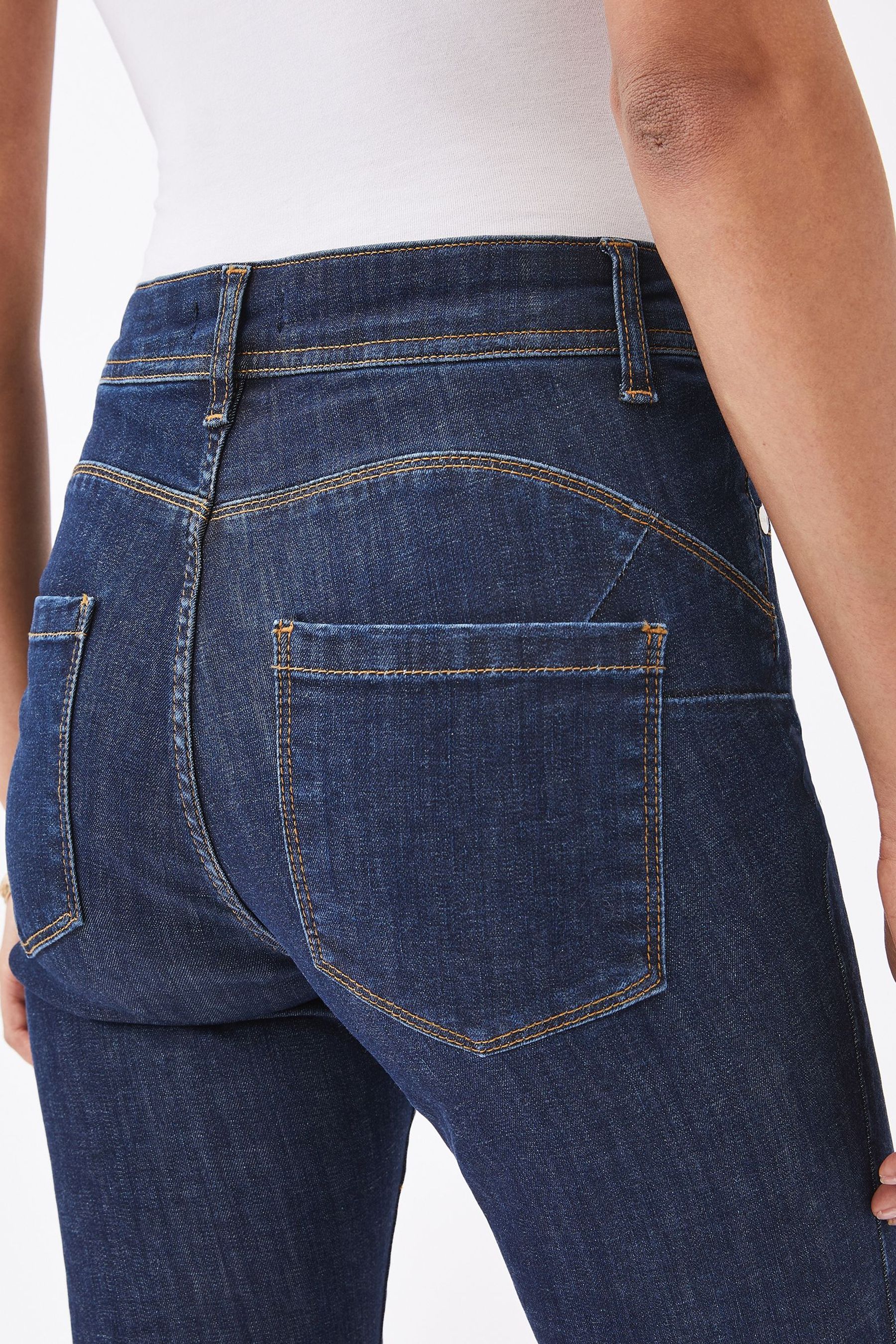 Lipsy Blue High Waist Sculpt Slim and Shape Skinny Jeans