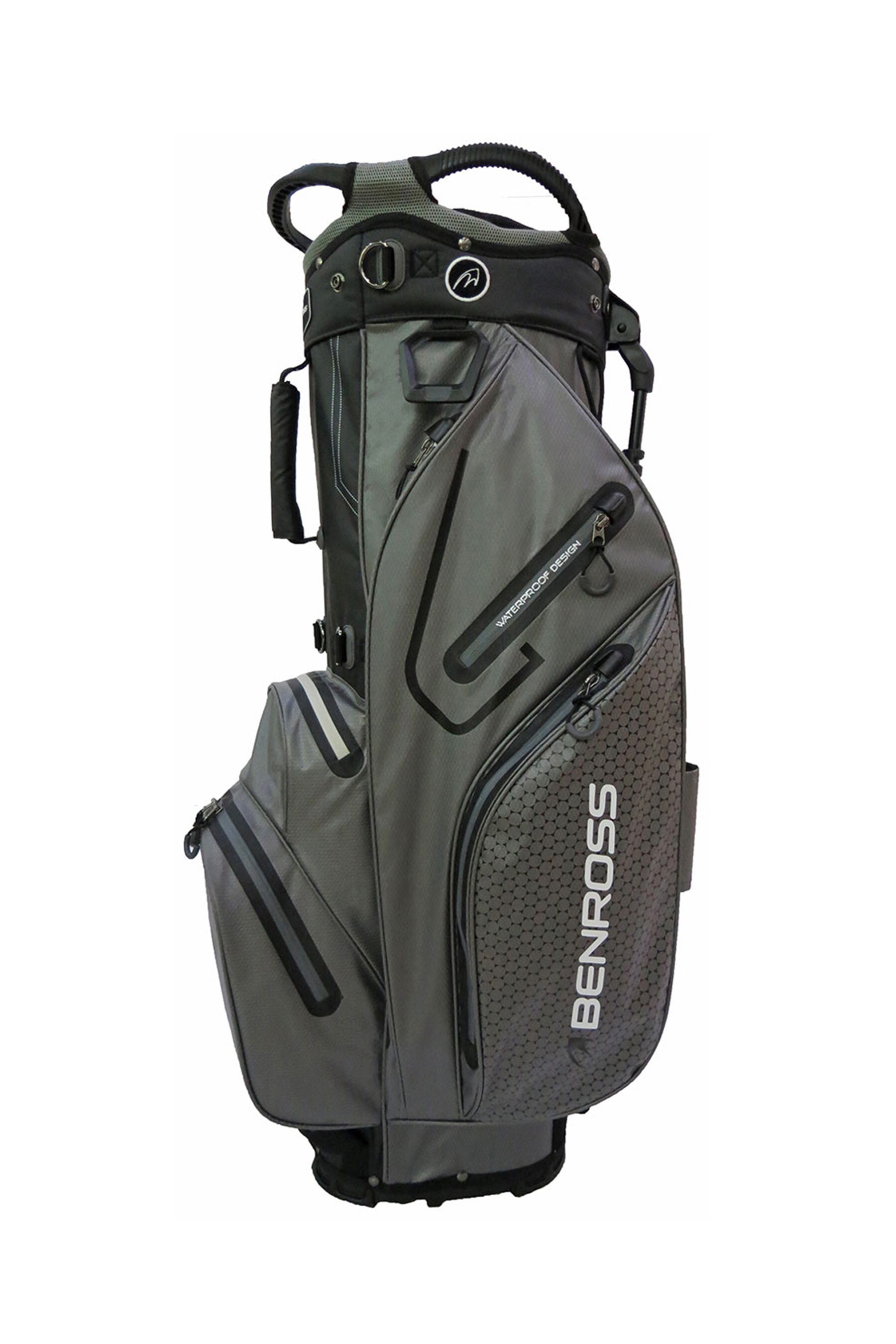 Buy Benross Grey PROTEC 2.0 Waterproof Stand Bag Unisex from the