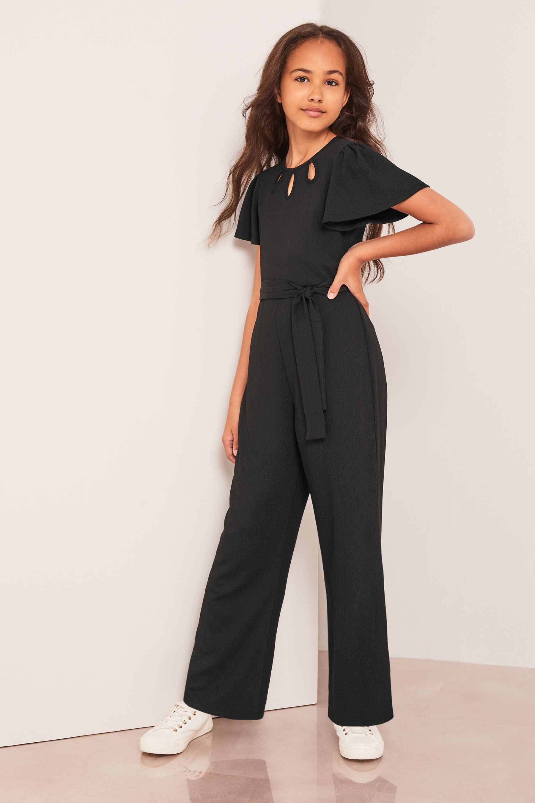 Flutter sleeve discount jumpsuit