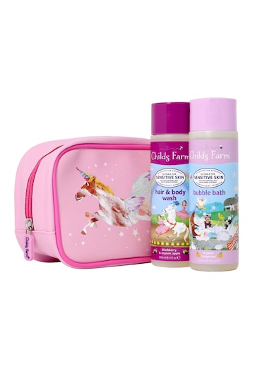 Childs Farm Unicorn Washbag Gift Set