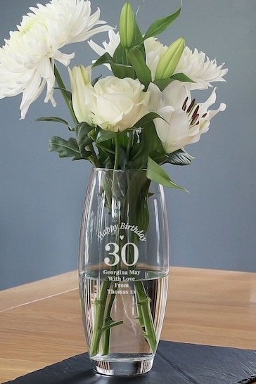 Personalised Happy Birthday Bullet Vase by PMC