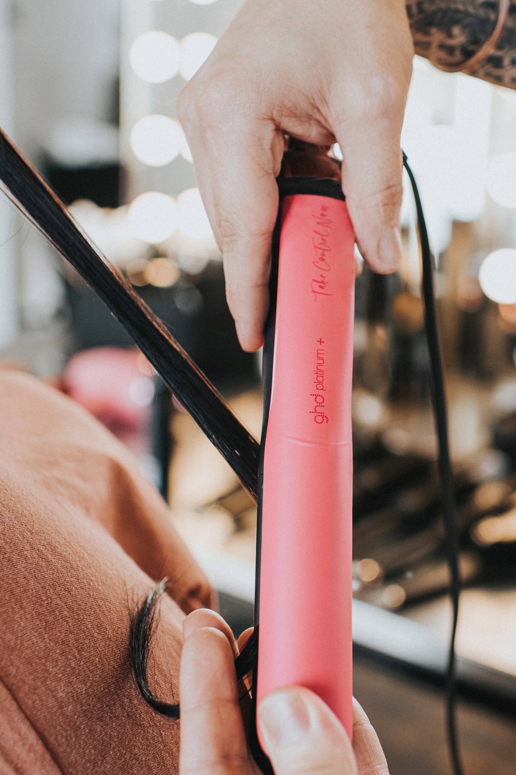 Ghd platinum blush pink top