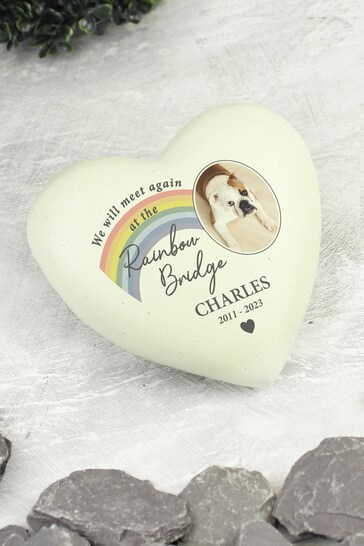 Personalised Pet Memorial Photo Upload  Heart by PMC