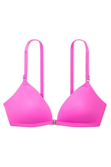 Buy Victoria's Secret PINK Pink Berry Non Wired Lightly Lined Front Close  Bra from the Next UK online shop
