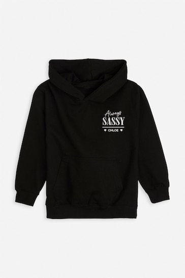 Personalised Always Sassy Girls Hoodie by Dollymix