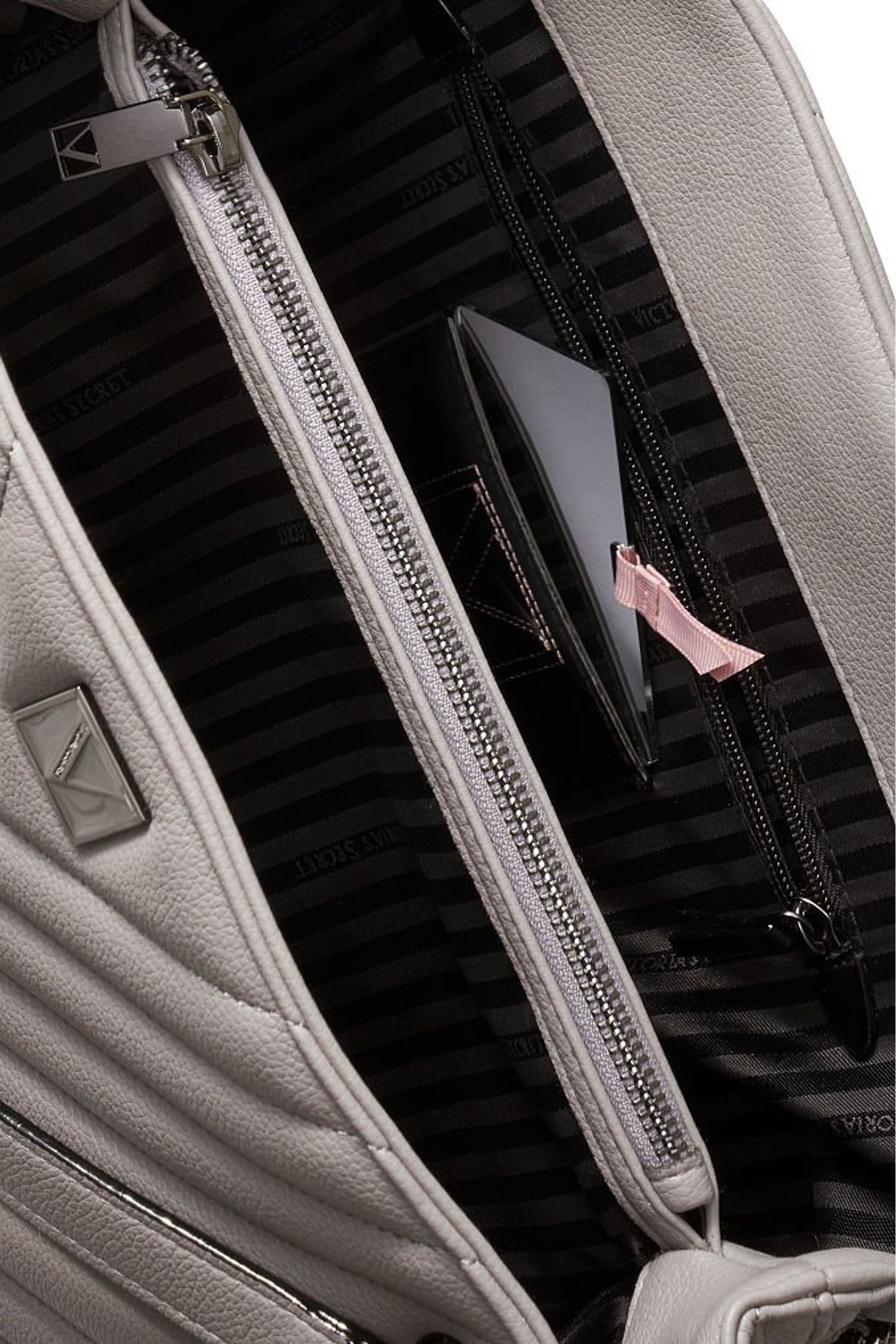 Victoria secret store grey purse