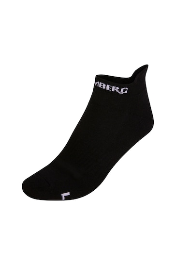 Stromberg Black Ankle Socks 3 Pack, Mens
