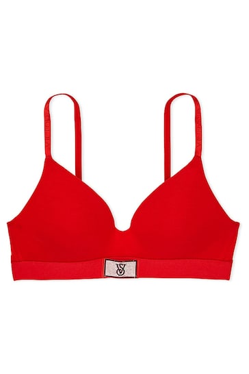 Victoria's Secret Bright Red Non Wired Lightly Lined Bra