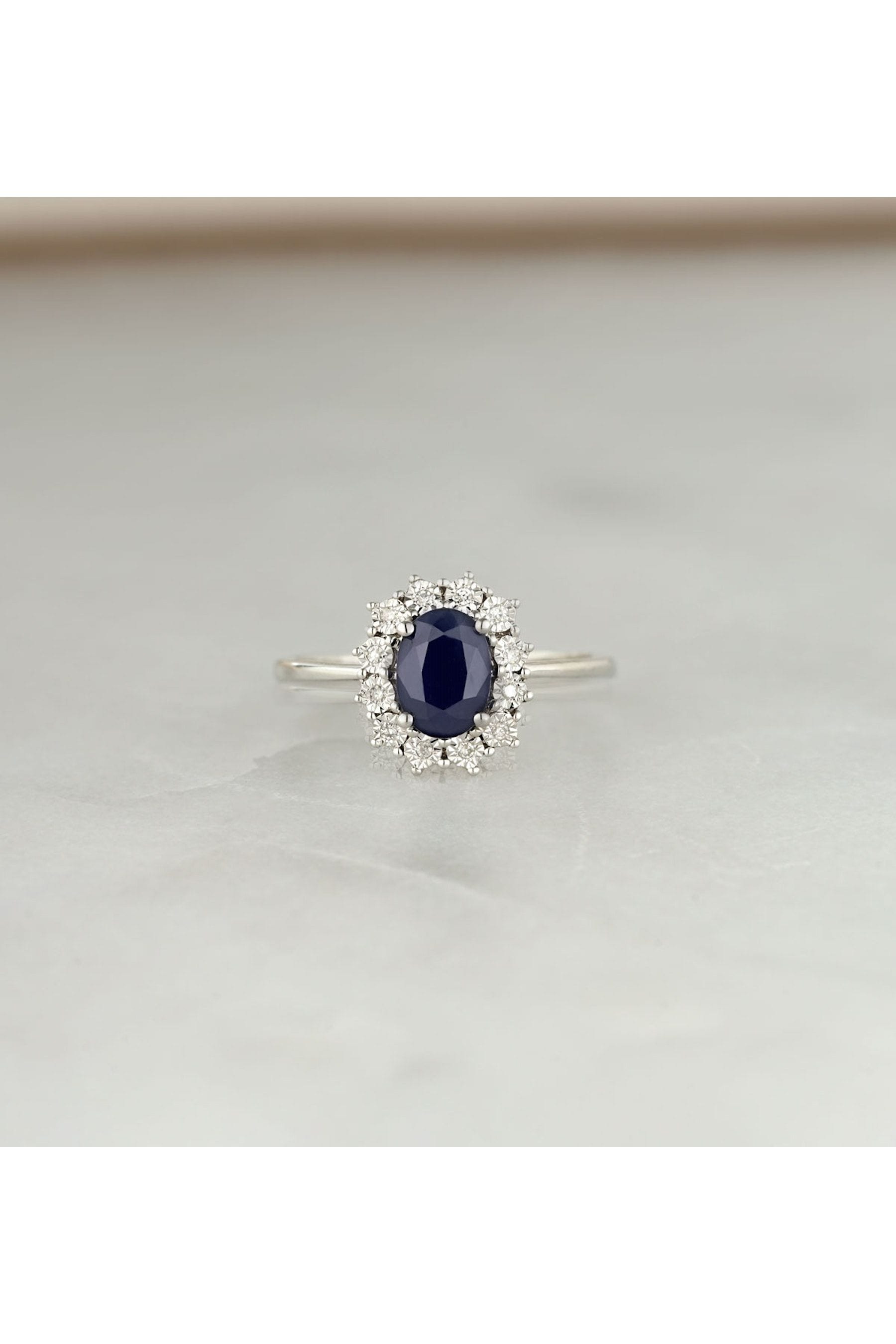 The diamond store sapphire cheap ring