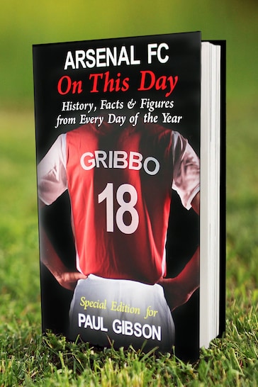 Personalised Arsenal On This Day Book by PMC