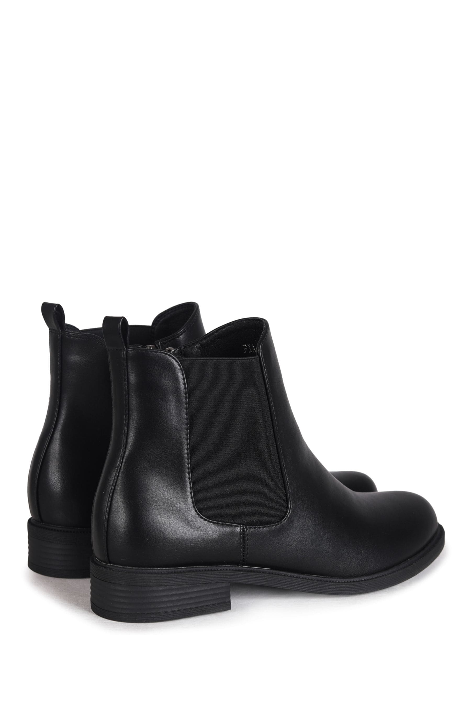 Faux leather chelsea boots outlet