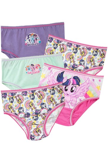 Character Pink My Little Pony Kids 5 Pack Underwear Multipack