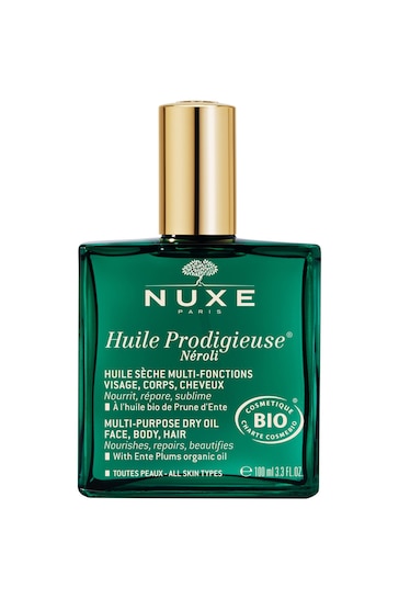 Nuxe Huile Prodigieuse Neroli Multi-Purpose Dry Oil for Face, Body and Hair 100ml
