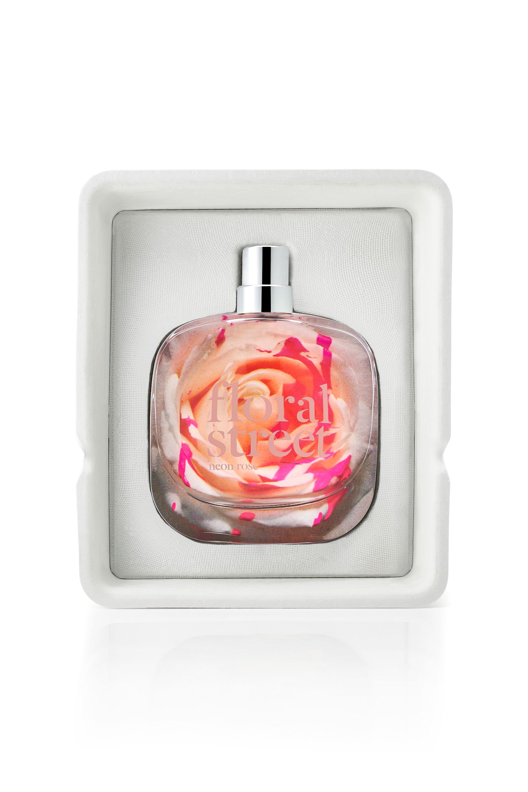 Neon rose perfume store