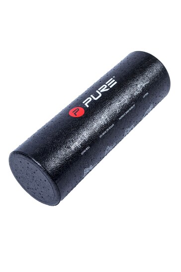 Pure 2 Improve Black Exercise Trainer Roller for Deep Tissue Muscle Massage Small