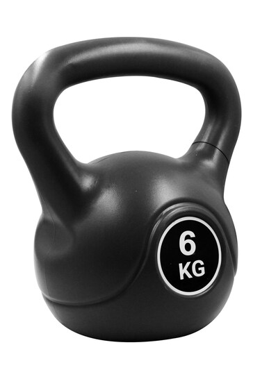Pure 2 Improve Black Deluxe Kettle Bell 6kg
