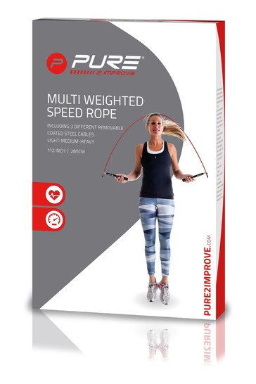 Pure 2 Improve Multi Weighted Jump Rope Three Removable Ropes