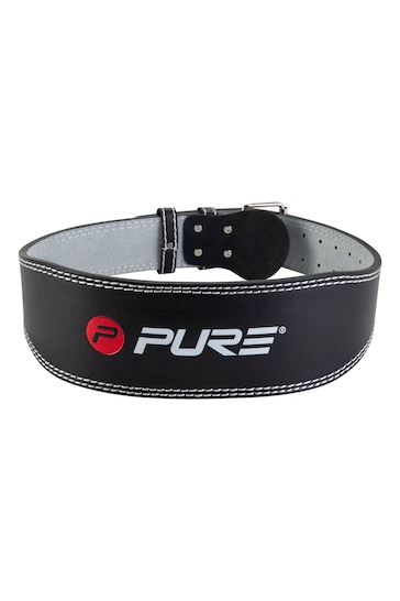 Pure 2 Improve Black Weight Lifting Belt Large