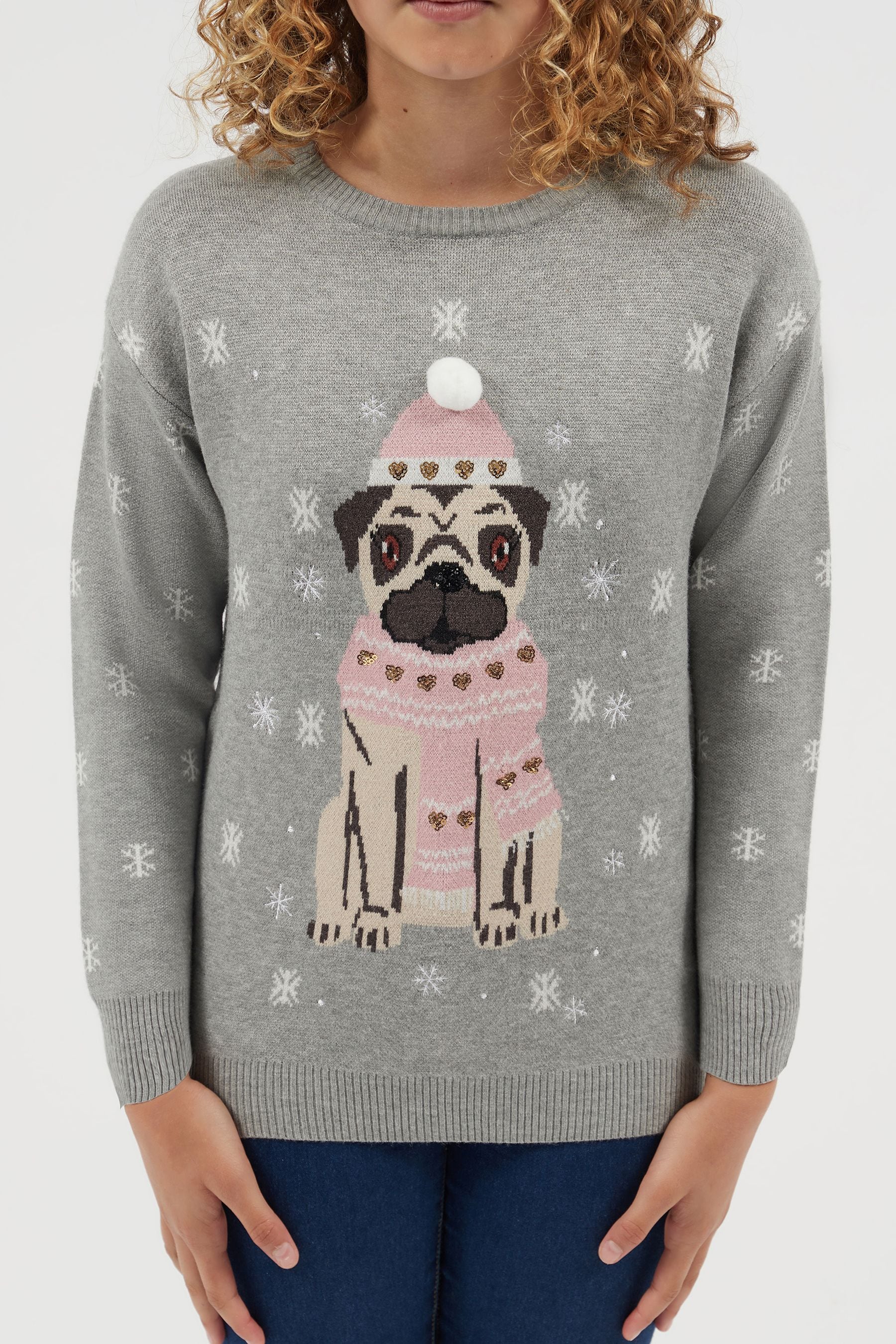 Pug christmas clearance jumpers