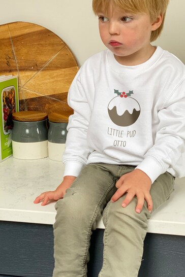 Personalised Sibling Twinning Little Pud Jumper by Solesmith
