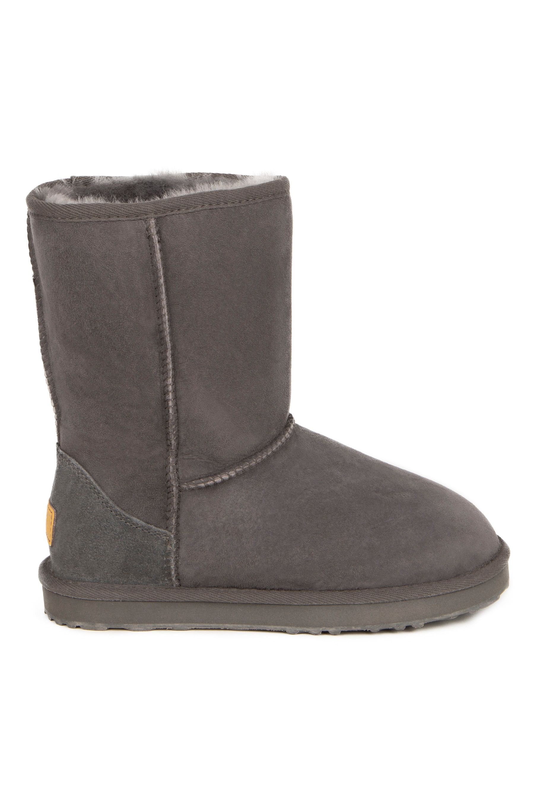 Short gray hotsell boots womens