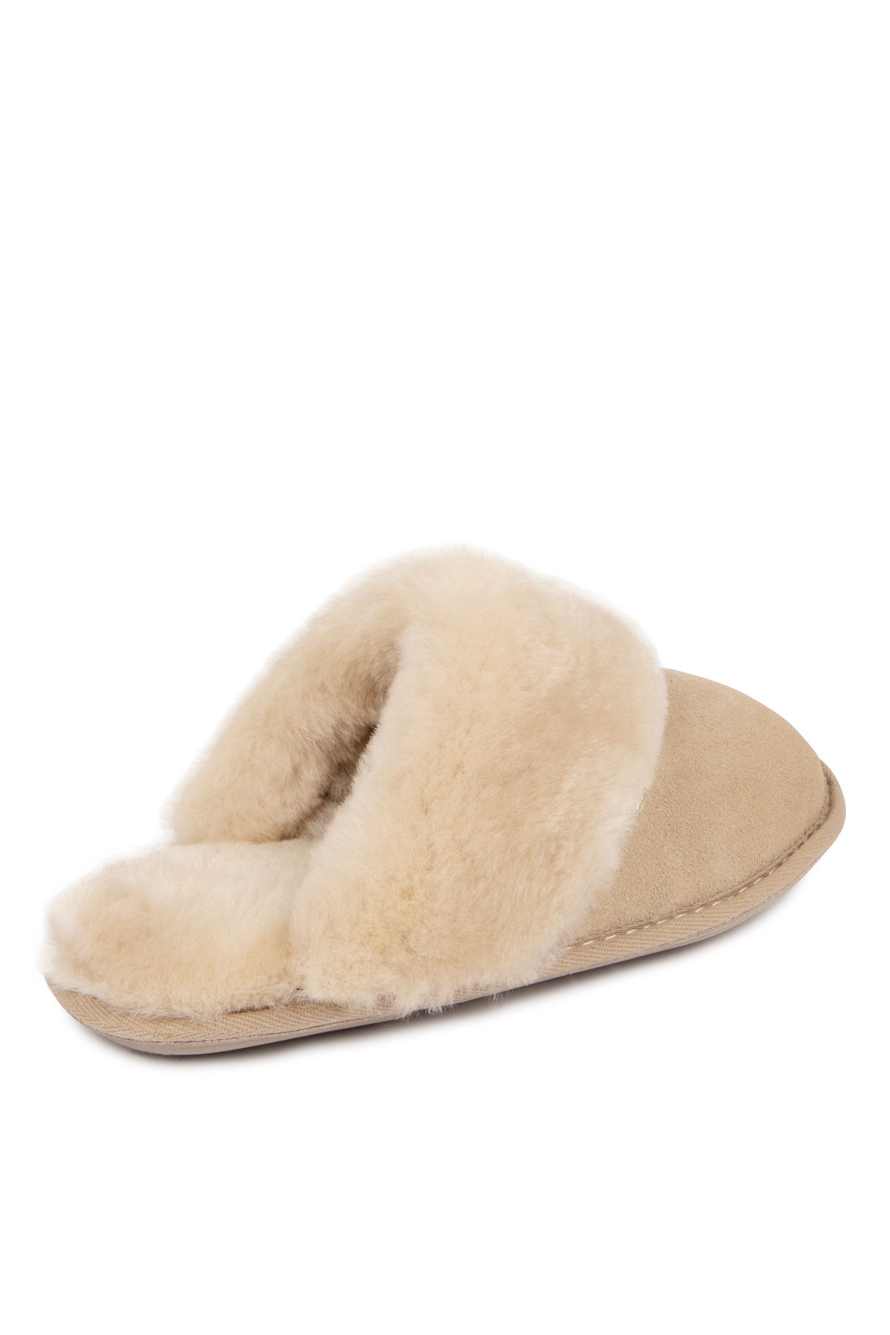 Buy Just Sheepskin Light Beige Ladies Duchess Sheepskin Slippers