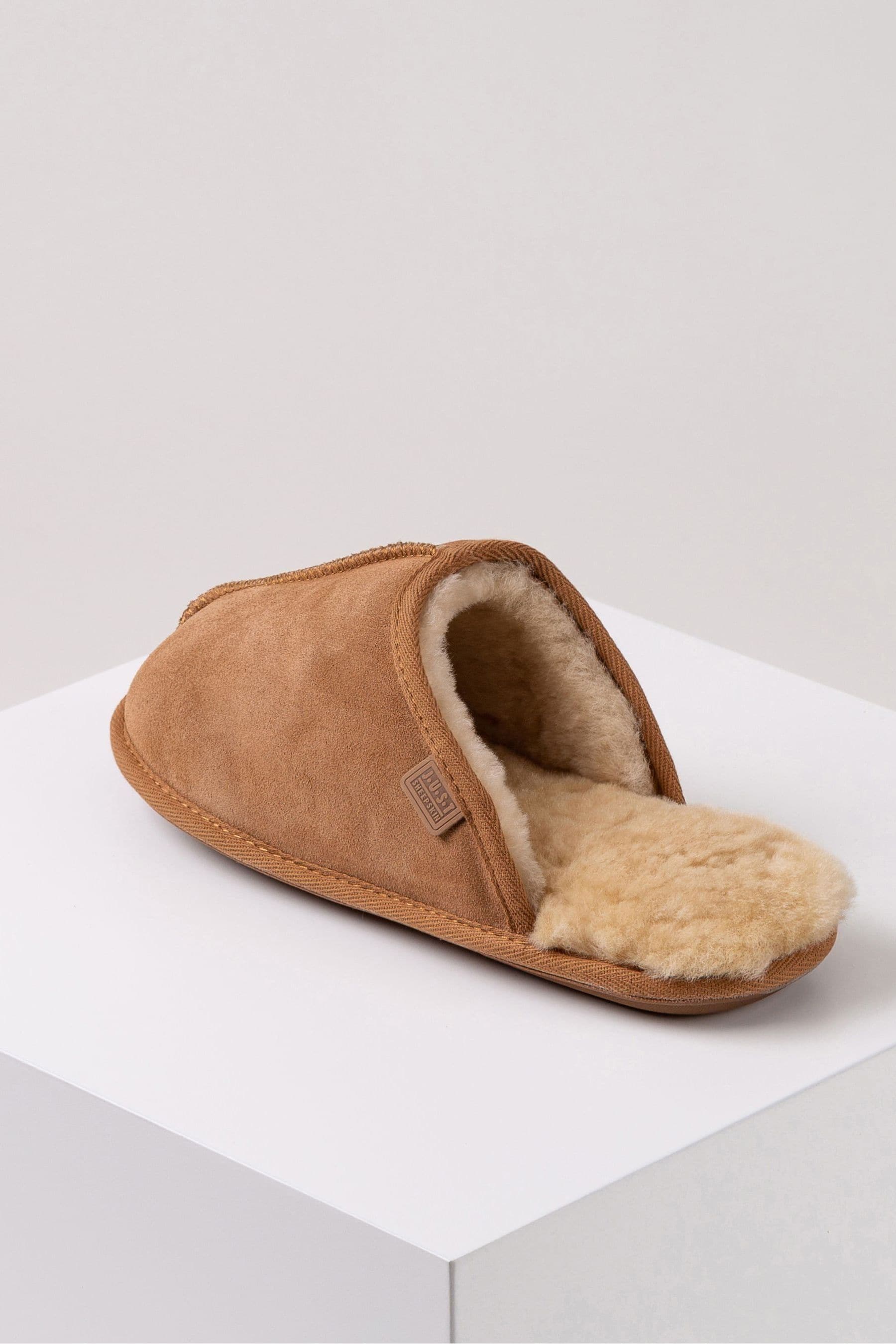 Mens donmar hotsell sheepskin slippers