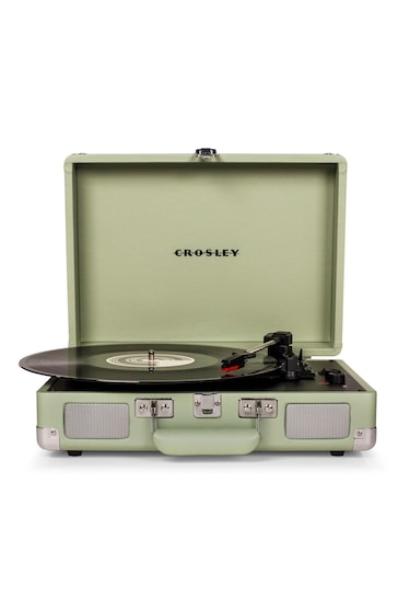 Crosley Green Cruiser Deluxe Portable Turntable