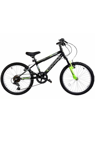 E-Bikes Direct Black Basis Raptor 20In Junior Boys Hardtail Mountain Bike