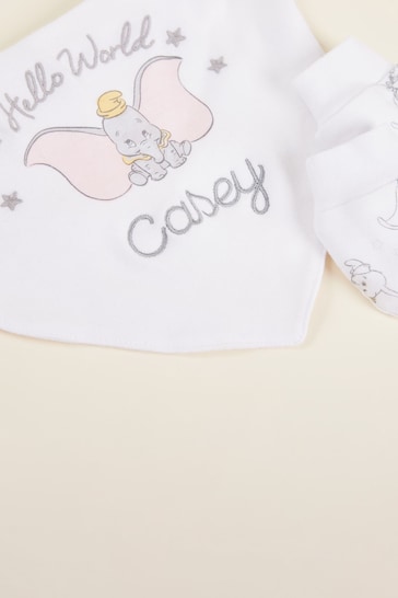 Personalised Disney Dumbo 5pc Baby Starter Set with Luxury Gift Box by My 1st Years