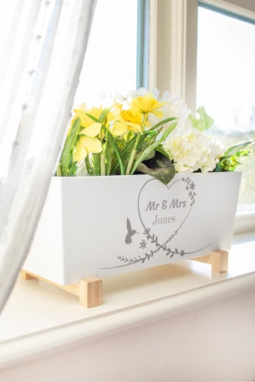 Personalised Wedding Planter by Jonny's Sister