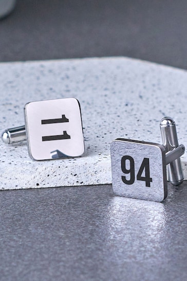 Personalised Significant Date Cufflinks by Oakdene Designs