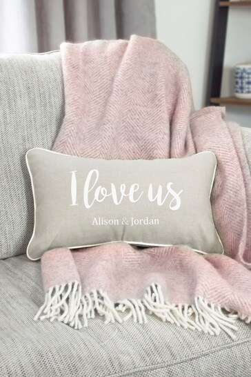 Personalised Linen Cushion by Jonny's Sister