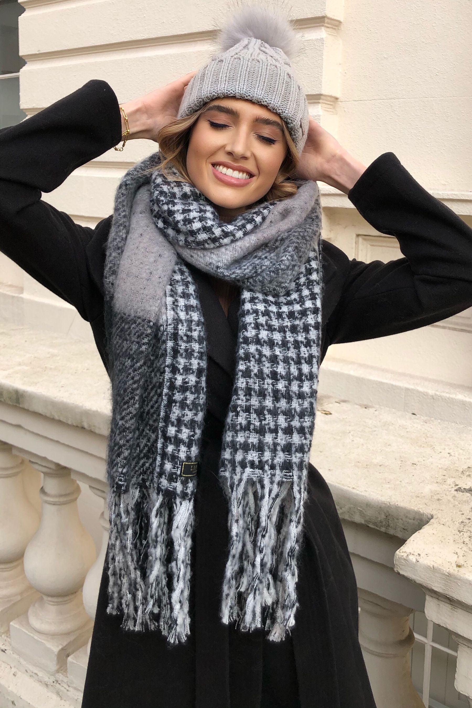 Super soft deals black scarf