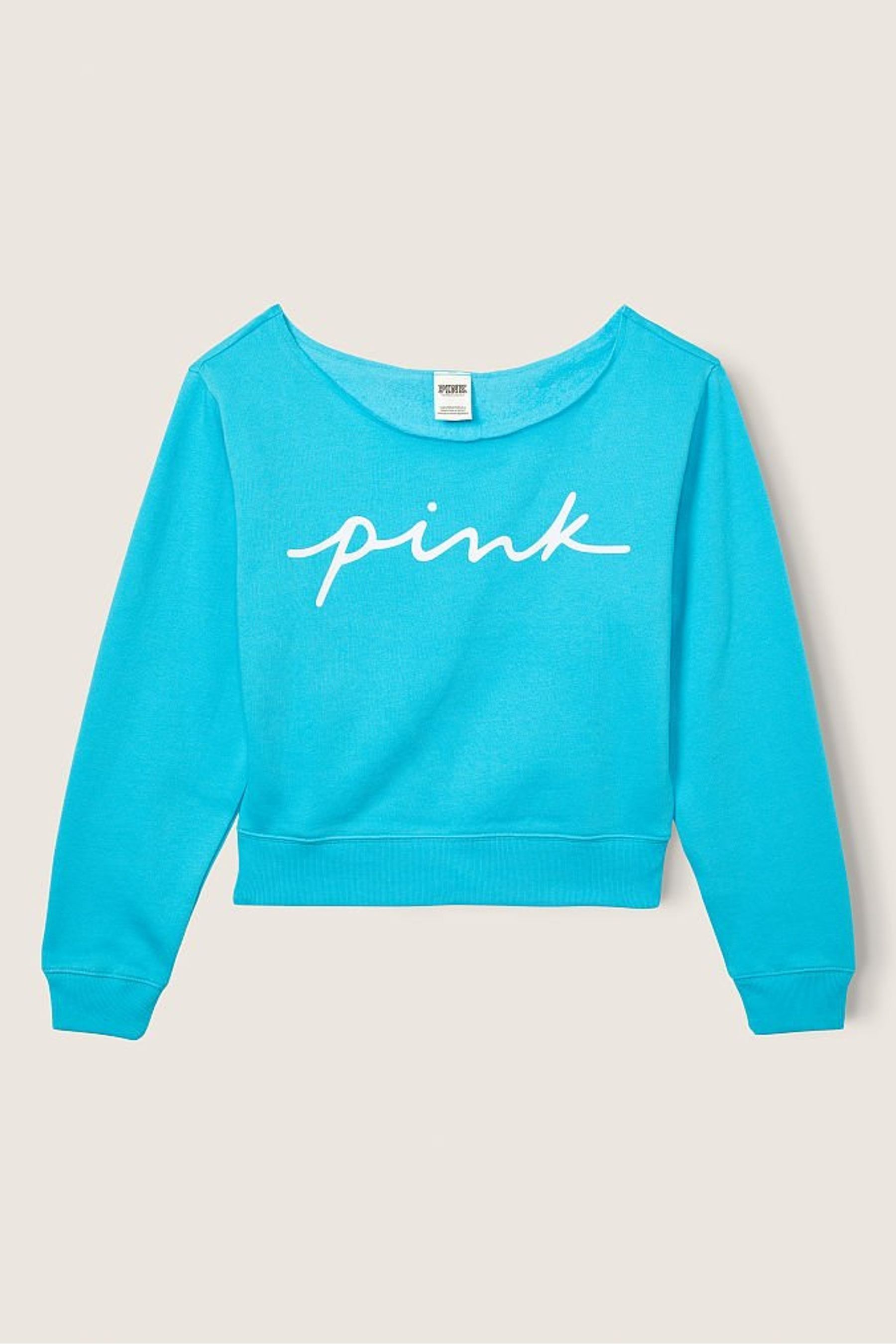 Off the shoulder neon sweatshirt shop