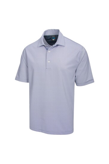 Greg Norman Blue ML75 Americana Polo Shirt, Mens