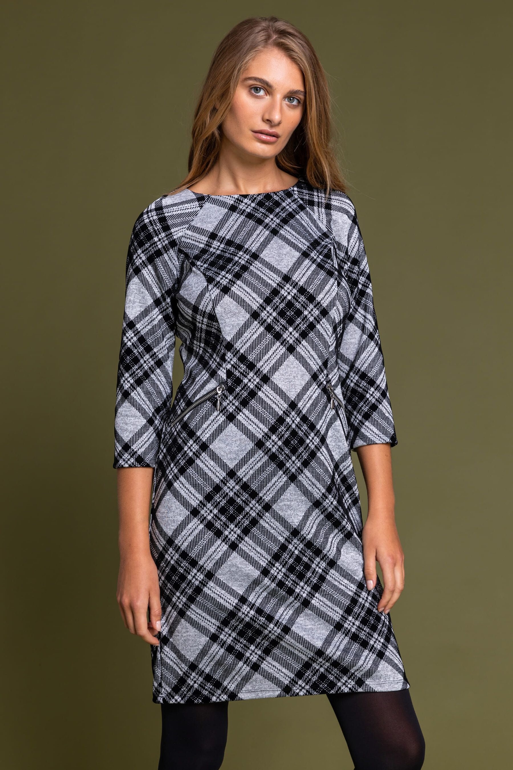 check shift dress
