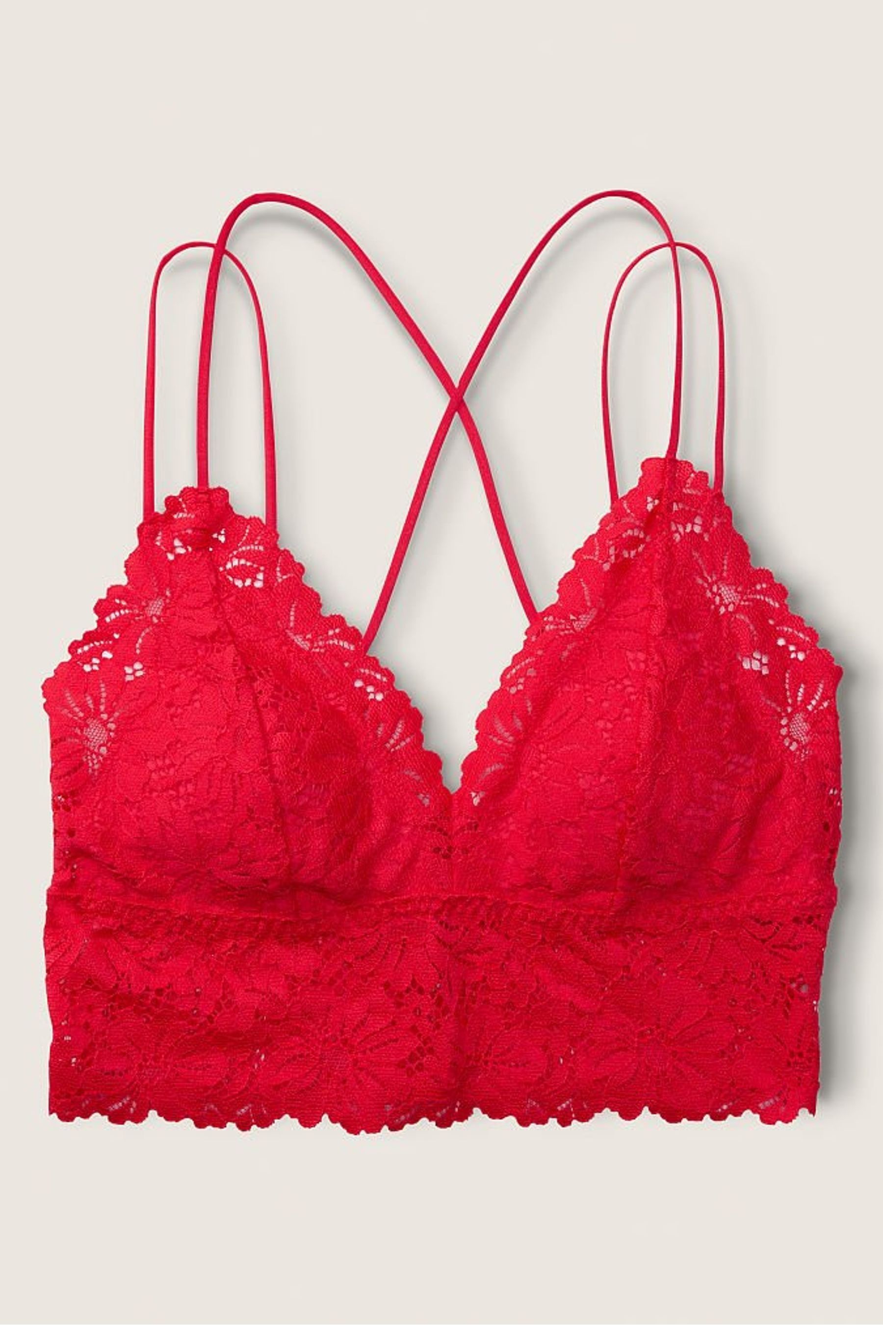 Red hollister bralette on sale