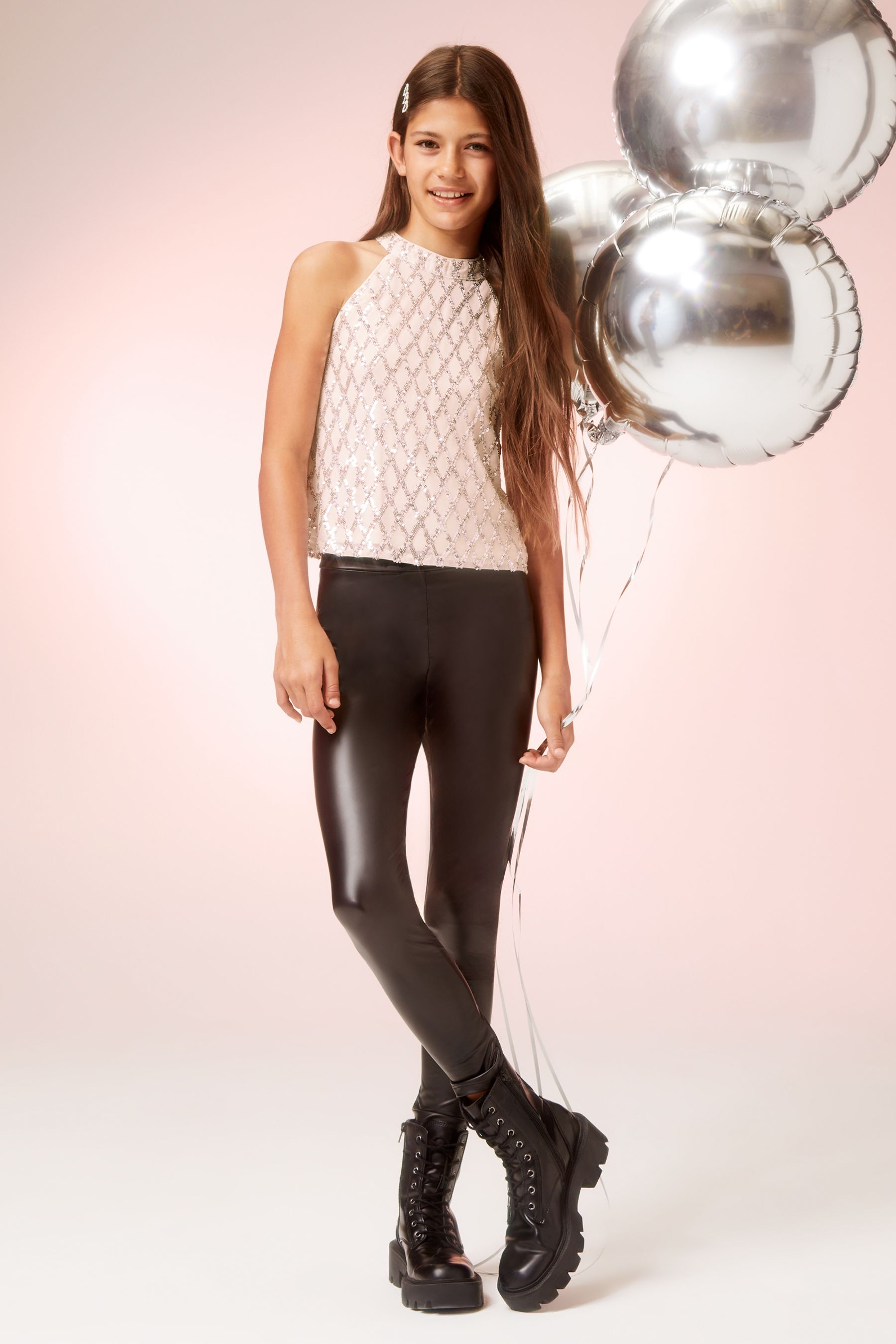 Lipsy gold sequin skirt sales