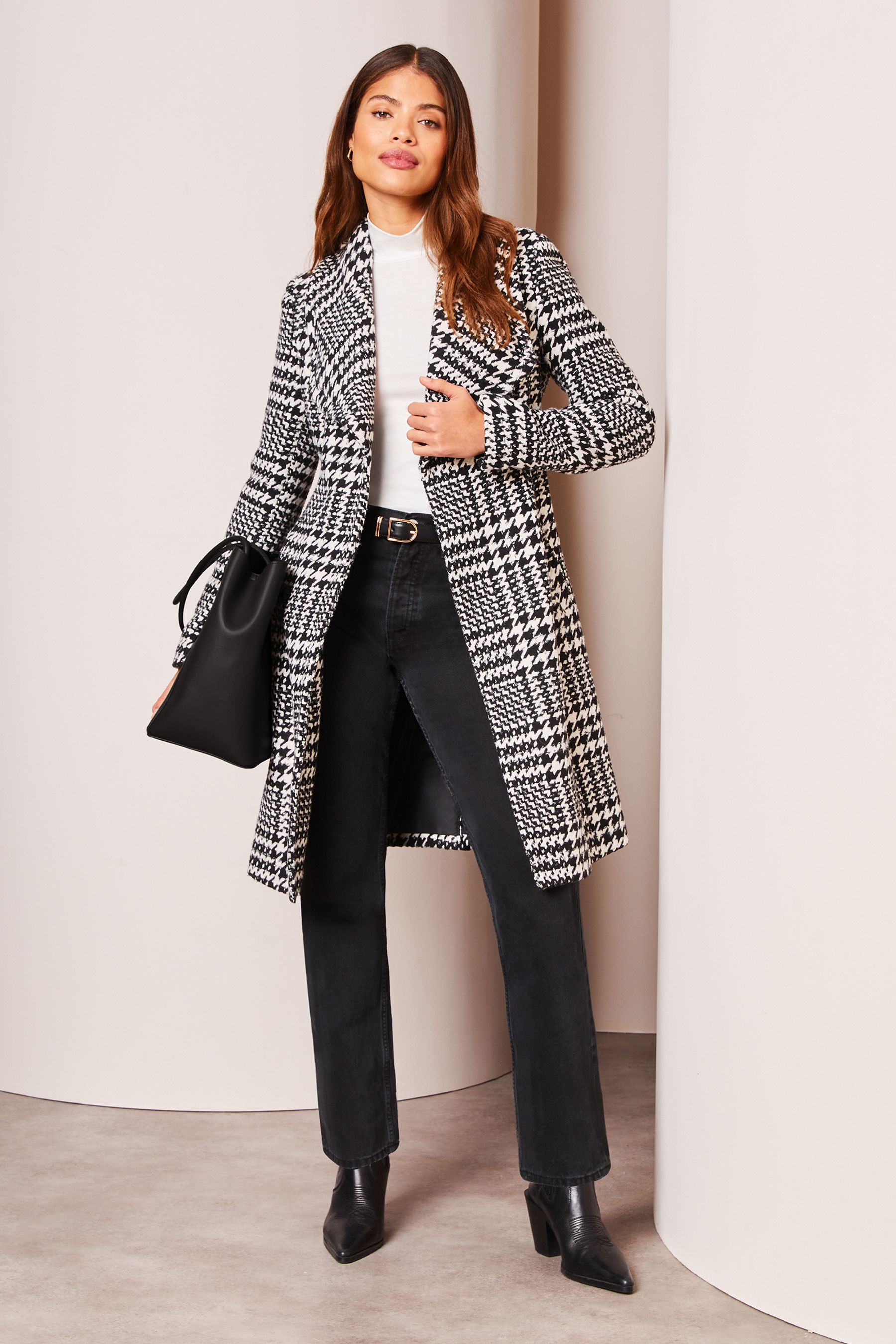 Lipsy rust wrap coat online
