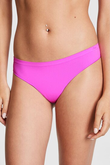 Victoria's Secret PINK Pink Berry Thong Seamless Knickers